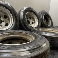 タイヤ未走行 DL SP122 225/80R17.5 123/122L トラックタイヤ 6本 TOPY 