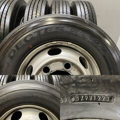 タイヤ未走行 DL SP122 225/80R17.5 123/122L トラックタイヤ 6本 TOPY 
