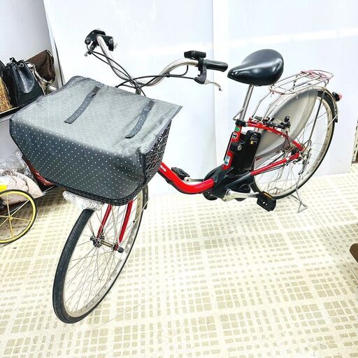 3/17【半額】パナソニック/Panasonic 電動自転車 BE-ELD633R 2017年製 26インチ