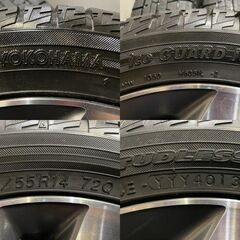 YOKOHAMA ice GUARD iG50 165/55R14】スタッドレス【HONDA ゼスト 純正 
