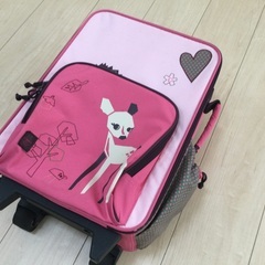 無料　子供用　スーツケース　ドイツ　ピンク