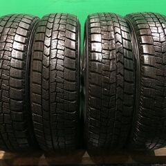 DUNLOP WM02 155/65R14】スタッドレス【日産 デイズ 純正ホイール 14 