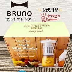 【ネット決済・配送可】激安‼️未使用品 BRUNO マルチミニブ...