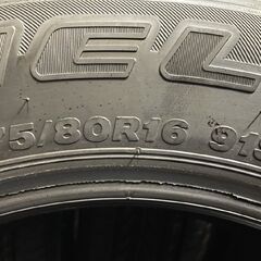 新車外し 23年製 BS BRIDGESTONE DUELER H/L 852 175/80R16 16インチ 夏タイヤ 4本 ジムニー等　(TB818) クレジットカード QR決済可能