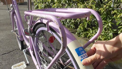 【人気色　ラベンダー色】子供用自転車　22インチ　LEDオートライトセンター　BAA