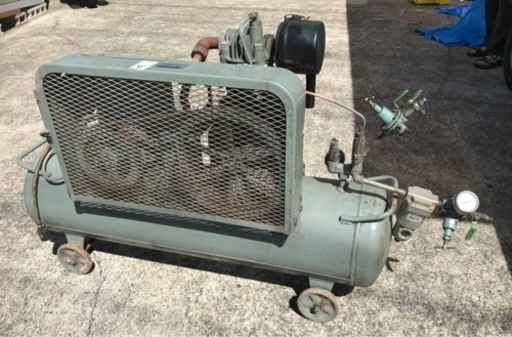 中古 格安◇日立 エアコンプレッサー ベビコン 1.5U-7VA6 60Hz  