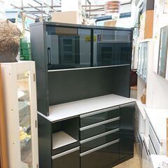 高橋木工/SUNNY キッチンボード 幅160 ソフトクローズ ロータイプ 低め