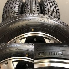 【DUNLOP GRANDTREK PT3 175/80R15】夏タイヤ【三菱 パジェロミニ 純正ホイール 15インチ 5.5J5HPCD114.3+46】バリ溝　(TB828) クレジットカード QR決済可能