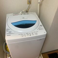8月中引き渡し　洗濯機(5kg)  2017年製