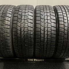 DUNLOP WINTER MAXX WM02 205/60R16 16インチ スタッドレス 4本 23年製 バリ溝 ヴォクシー ステップワゴン ノア等　(VTI763) クレジットカード QR決済可能