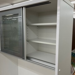 NITORI 2面レンジボード キッチン収納 ホワイトカラー ニトリ No.3470●食器棚 水屋 ※現金、クレジット、スマホ決済対応※