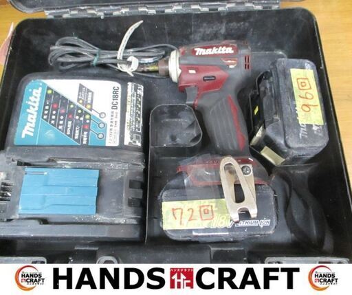 マキタ makita TD172D インパクトドライバ フルセット バッテリ18V二個/充電器/ケース付き 中古品 【ハンズクラフト宜野湾店】