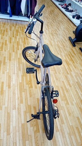 ☆ジモティ割あり☆ ANIMATO 自転車 ベージュ クリーニング済み YJ404