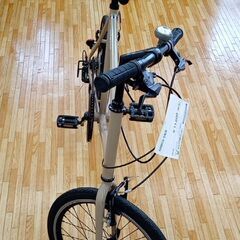 ☆ジモティ割あり☆ ANIMATO 自転車 ベージュ クリーニング済み YJ404