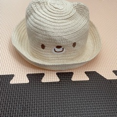 くまちゃんの麦わら帽子