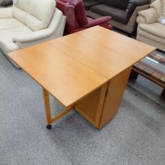 【バタフライテーブル】バタフライテーブル ダイニングテーブル 拡張テーブル パタパタテーブル:ナチュラル