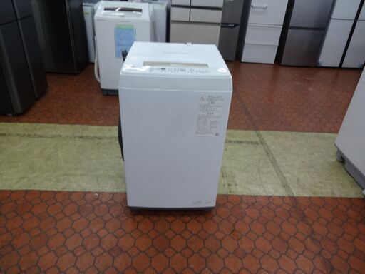 ID 053464　洗濯機4.5K　東芝　日焼け有　２０２２年製　AW-45ME8（KW)