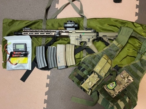 電動エアガン「ダブルベル　AR-15 」　おまけ付き