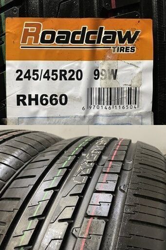 新品 バランス調整済み【Roadclaw 245/45R20】夏タイヤ【LAND FORCE 20 