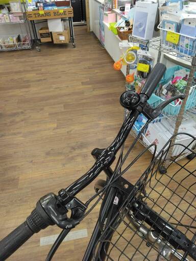 美品 自転車 6段ギア マイパラス M-824F ブラック 折りたたみ自転車 ジュニア MTB 24インチ 6段変速 CIデッキ付き ブラック 札幌 厚別店 変速付き自転車 ブラック 美品 自転車 6段ギア マイパラス M-824F