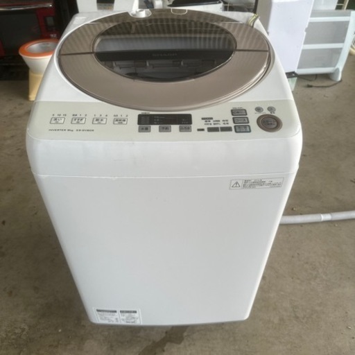 SHARP  ES-GV90R-N 全自動洗濯機　2016年製