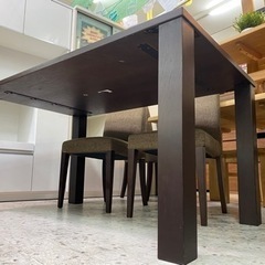 【愛品館 江戸川店】KEYUCA（ケユカ）ダイニングテーブル5点セット ID:152-008755-007