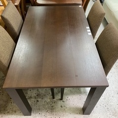 【愛品館 江戸川店】KEYUCA（ケユカ）ダイニングテーブル5点セット ID:152-008755-007