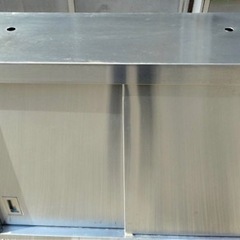 業務用 スライド 壁付けキャビネット 天吊キャビネット 1200×350×900 収納庫 吊戸棚 吊り棚 置き棚 厨房機材 吊戸棚 収納棚 食器棚 大阪