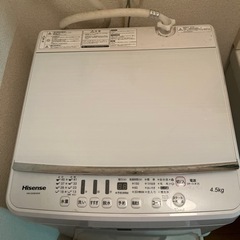 hisense の洗濯機