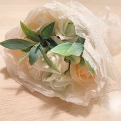 ナチュラルブーケ＊小さな花束セット 薔薇 優しいお色味