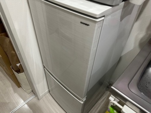 冷蔵庫 シャープ ノンフロン冷凍冷蔵庫 SJ-D14D-W