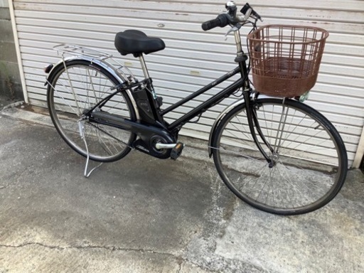 156 パナソニック新機種電動アシスト自転車viviDXcity27インチブラックボディ