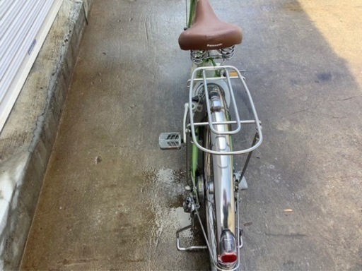 157 パナソニック新機種電動アシスト自転車viviDX26インチキミドリ