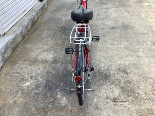 158 ヤマハ新機種電動アシスト自転車pas natura26インチ レッドアルミ