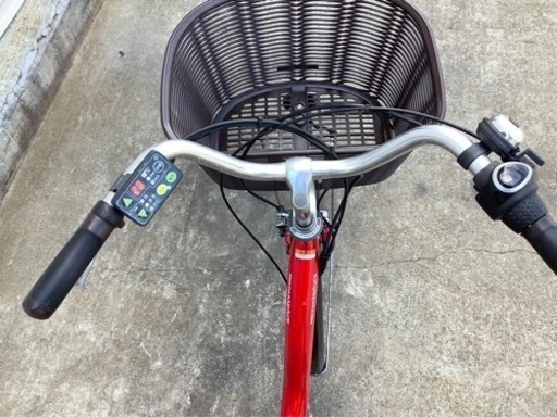 158 ヤマハ新機種電動アシスト自転車pas natura26インチ レッドアルミ