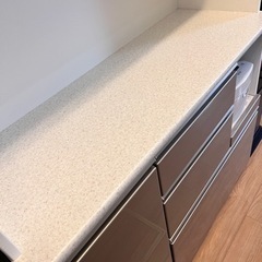 ニトリ　キッチンボード　アルミナ2 120KB シルバー