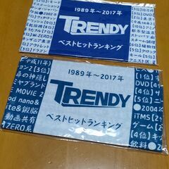 【まとめ売2000円】TRENDYベストヒットランキング手ぬぐい...