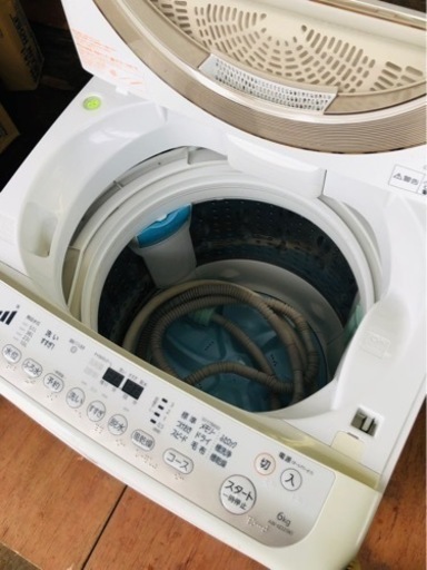 福岡市内配送設置無料　東芝 TOSHIBA AW-6D2(W) [全自動洗濯機（6kg） グランホワイト]