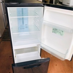 福岡市内配送設置無料　パナソニック Panasonic NR-B145WX-K [冷蔵庫 (138L・右開き） 2ドア ブラック]