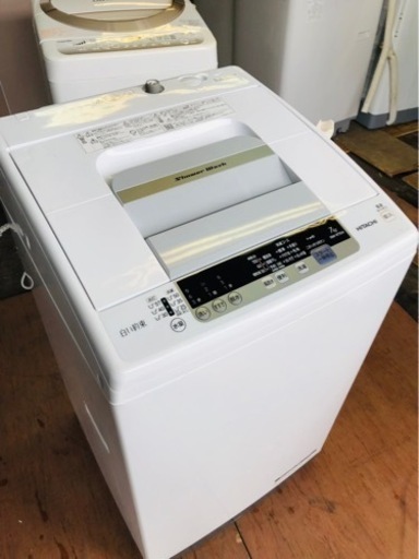 福岡市内設置配送無料 2018年式日立 ７．０ｋｇ全自動洗濯機 NW-Z79E3