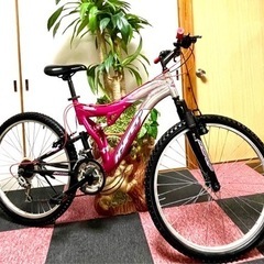 [受付終了]致しました HYPER WAVE 26,Wサスマウンテン 3X7 21段変速式