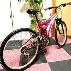 [受付終了]致しました HYPER WAVE 26,Wサスマウンテン 3X7 21段変速式