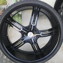 アルミホイール4本(タイヤ付)