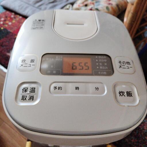 アイリスオーヤマ　ジャー炊飯器　5.5合炊き　DKERC-MA50-5　2020年製【3】