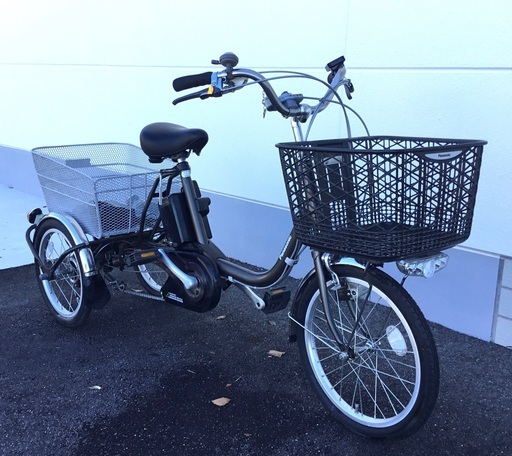 ＜使用少＞美品車・パナソニック電動三輪自転車・ビビライフ 内装3段変速・バッテリー新基準16ah ・お掃除済で綺麗です♪