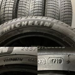 MICHELIN X-ICE 3+ 235/50R18 18インチ スタッドレス 4本 19年製 アルファード ヴェルファイア レクサスLS等　(VTK820) クレジットカード QR決済可能