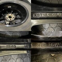 【BS BLIZZAK VRX2 195/65R15】スタッドレス【TCW 15インチ 6.5J5HPCD100+40】19年製 トヨタ純正ナット必須 50プリウス等　(TH878) クレジットカード QR決済可能