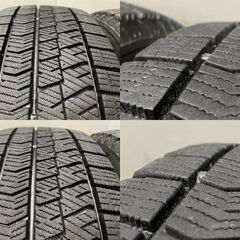 【BS BLIZZAK VRX2 195/65R15】スタッドレス【TCW 15インチ 6.5J5HPCD100+40】19年製 トヨタ純正ナット必須 50プリウス等　(TH878) クレジットカード QR決済可能