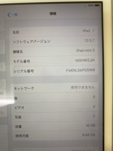 iPad mini 3 Wi-Fi＋cellular 16GB
