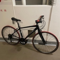 TREK 7.5FX フロントシングルカスタム カーボンフォーク クロスバイク